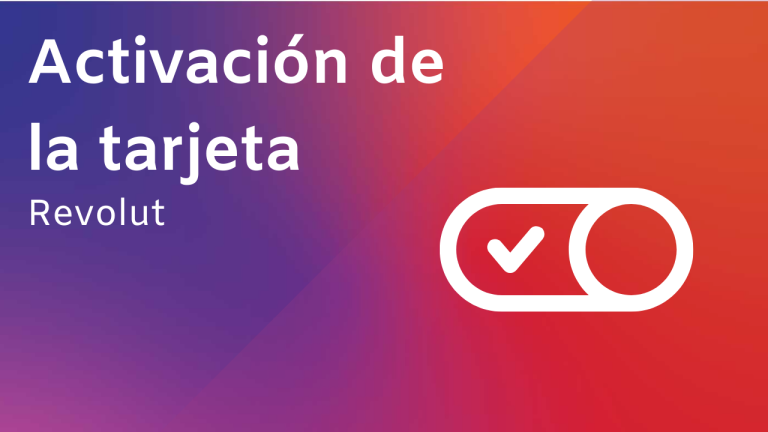 Activación de la tarjeta Revolut